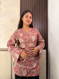 Nazmeen Floral Flared-Sleeve Kurta