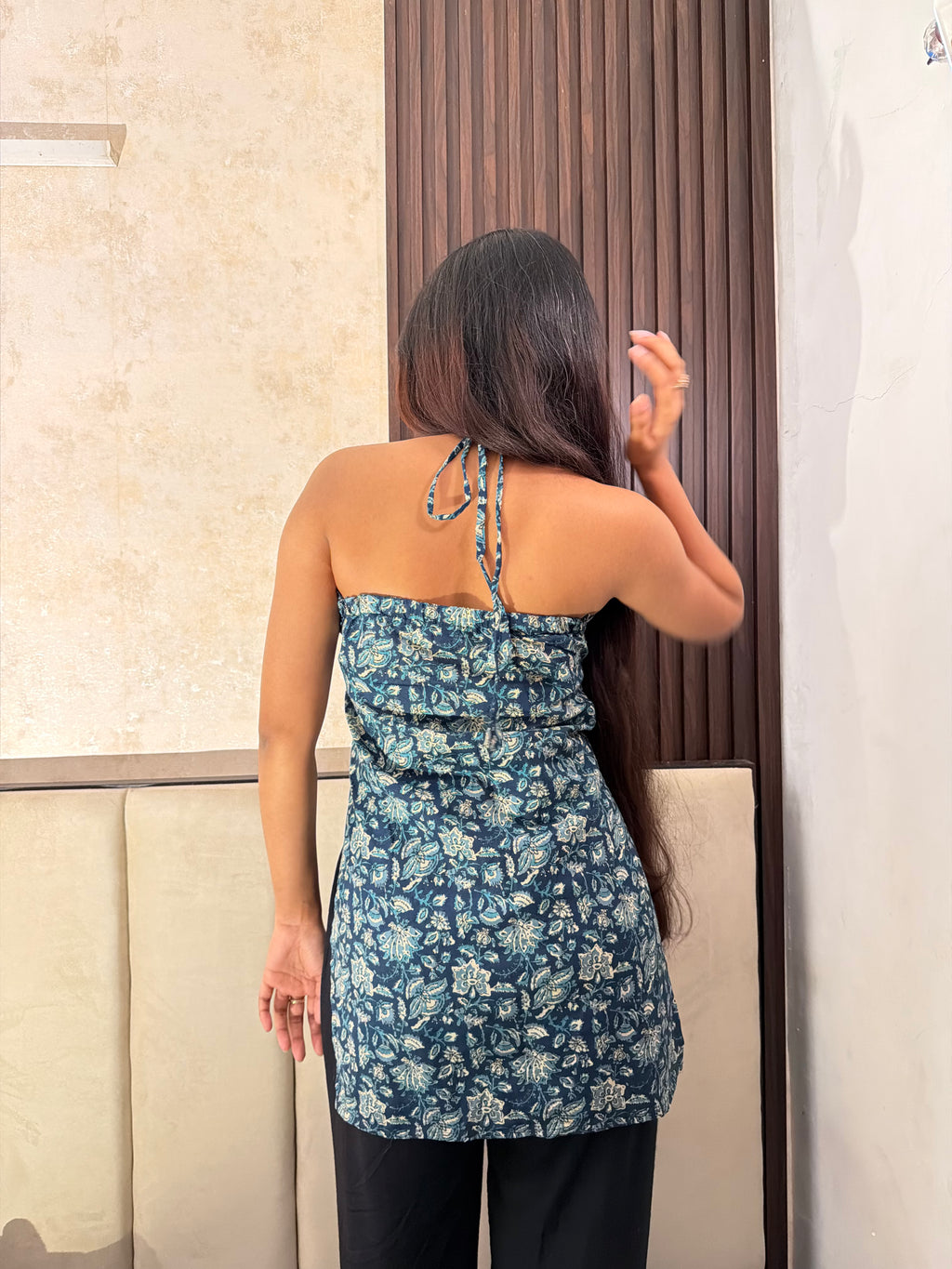 Neelam Paisley Halter Top