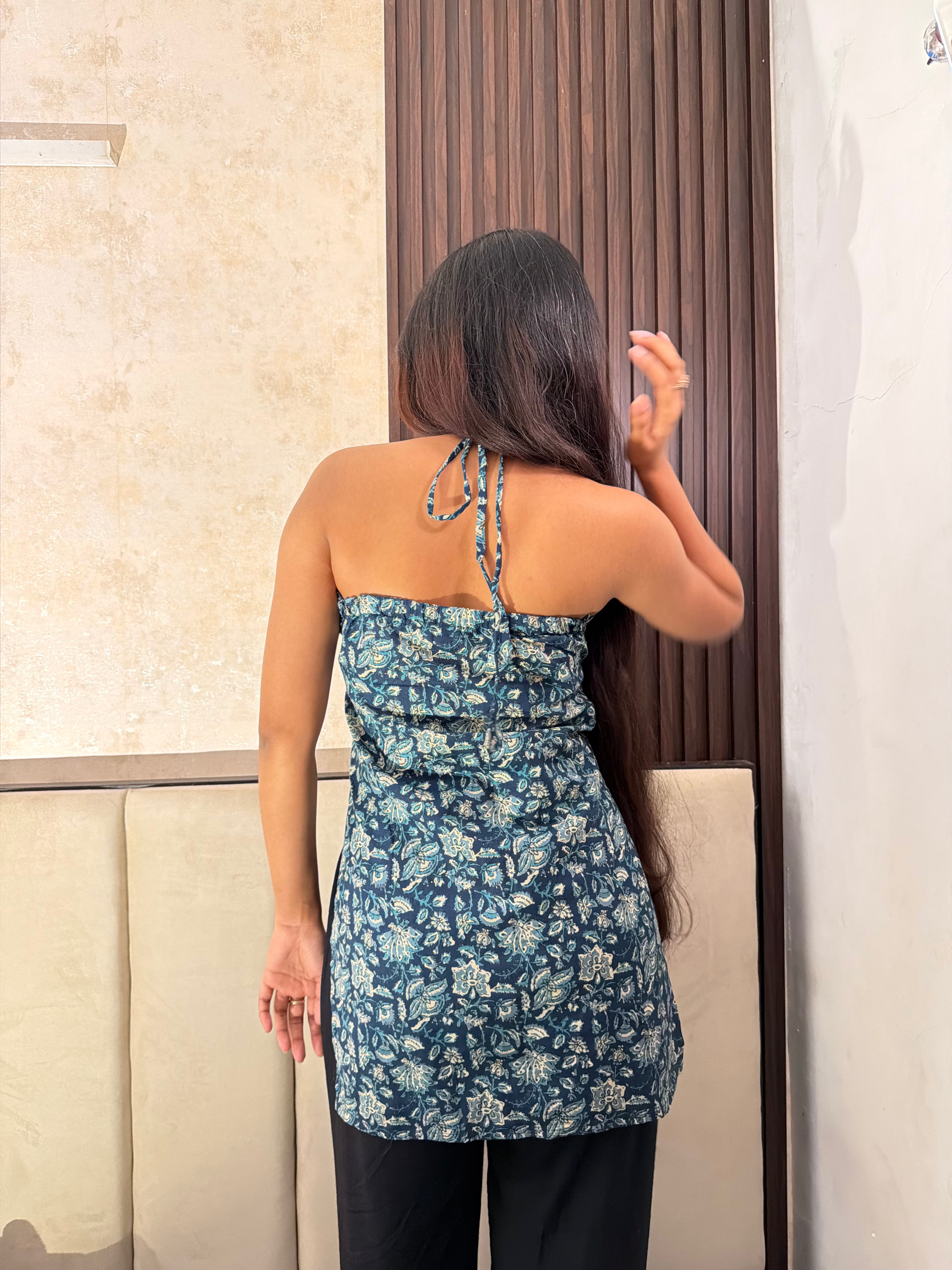 Neelam Paisley Halter Top